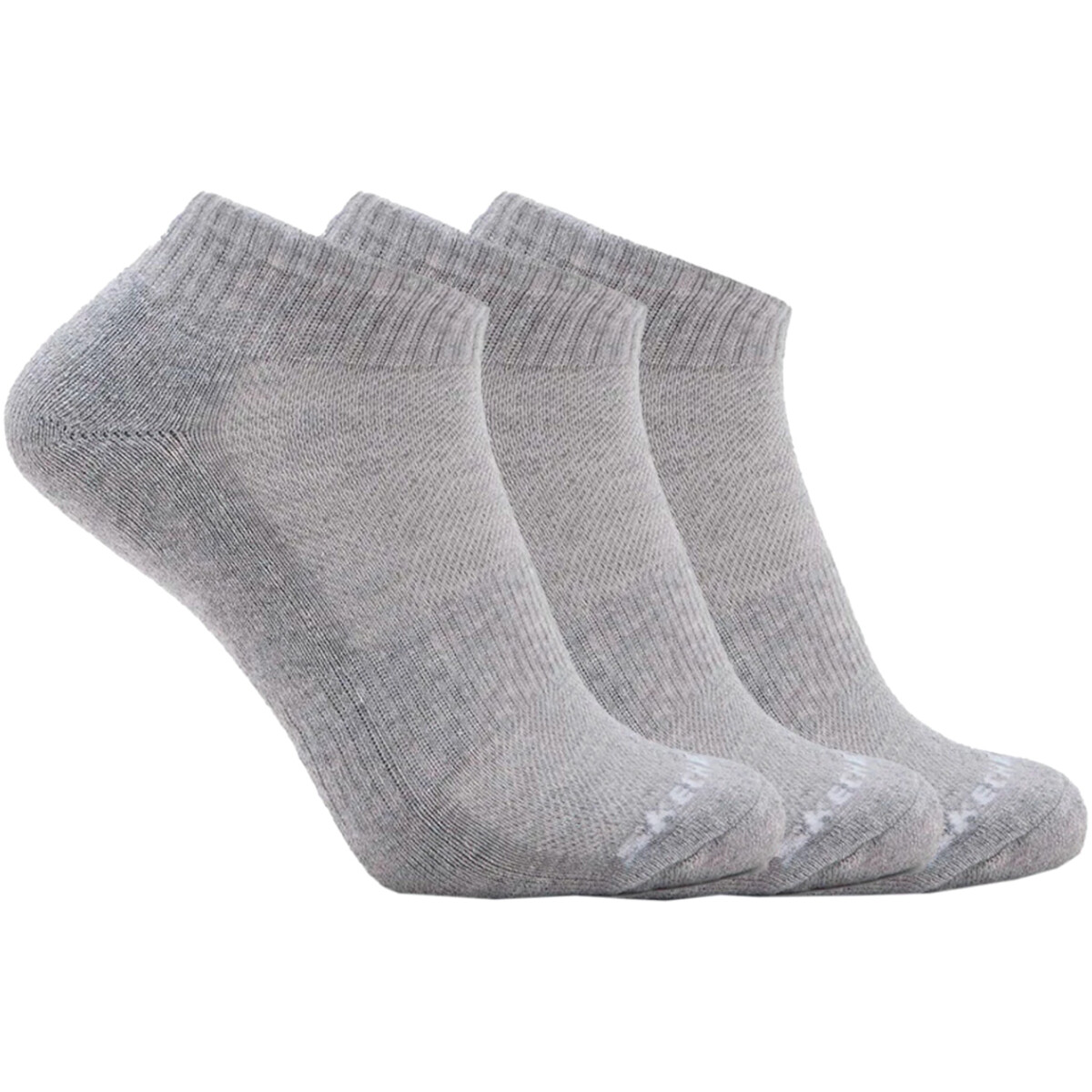 Skechers  3pk Unisex Terry Qtr Crew  Šedá