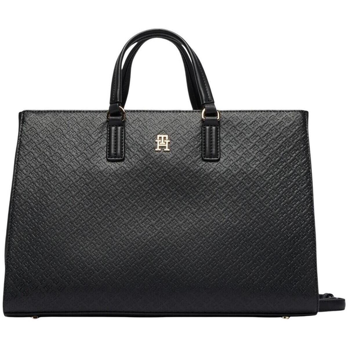 Tommy Hilfiger  TH DAILY SATCHEL MONO AW0AW18418  Černá