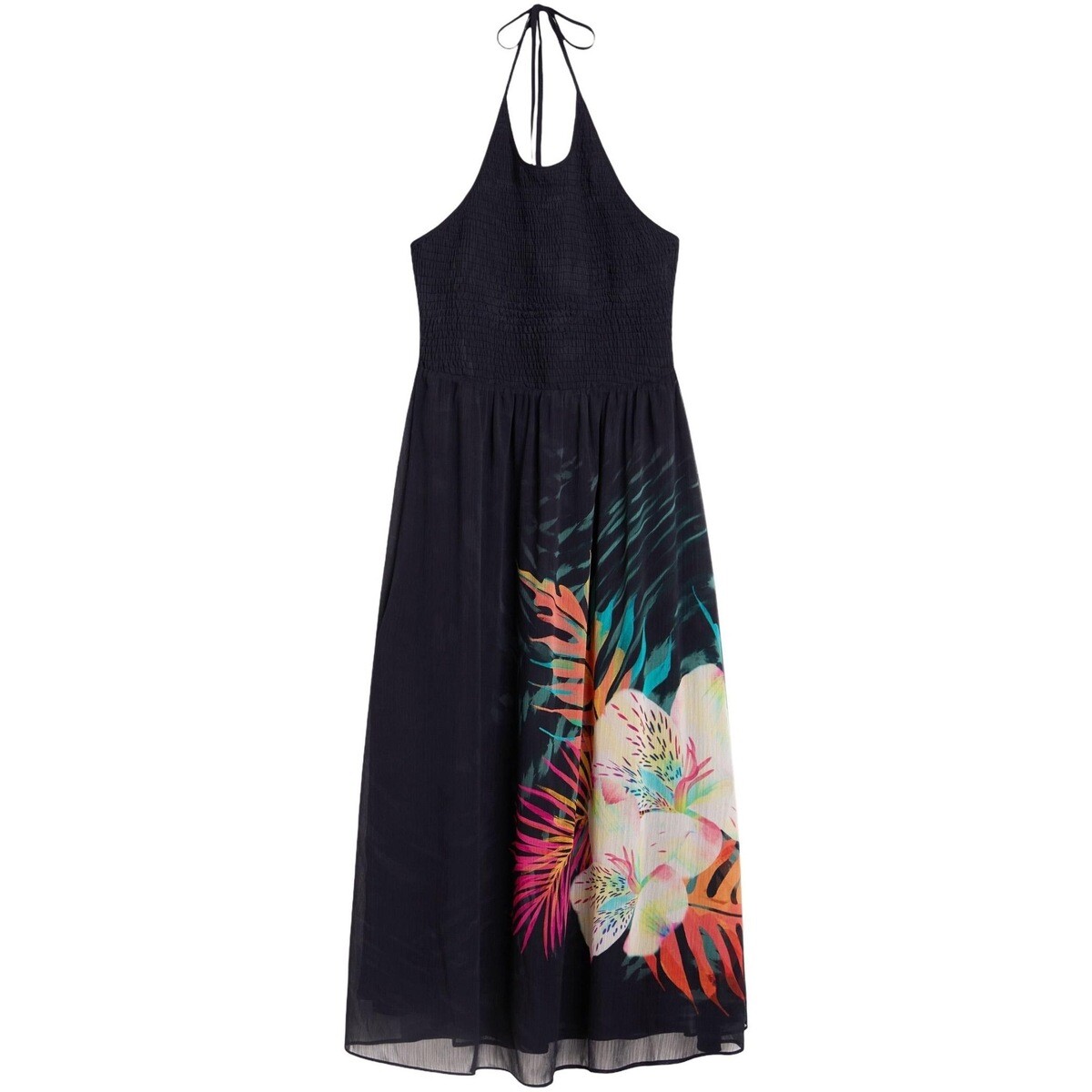 Desigual  VEST_SWIM-DAIKIRI HALTER 26SWVW66  Černá