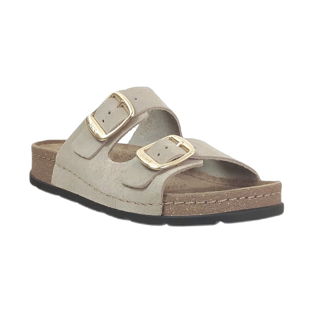 Scholl  Bora 2 buckles  Béžová
