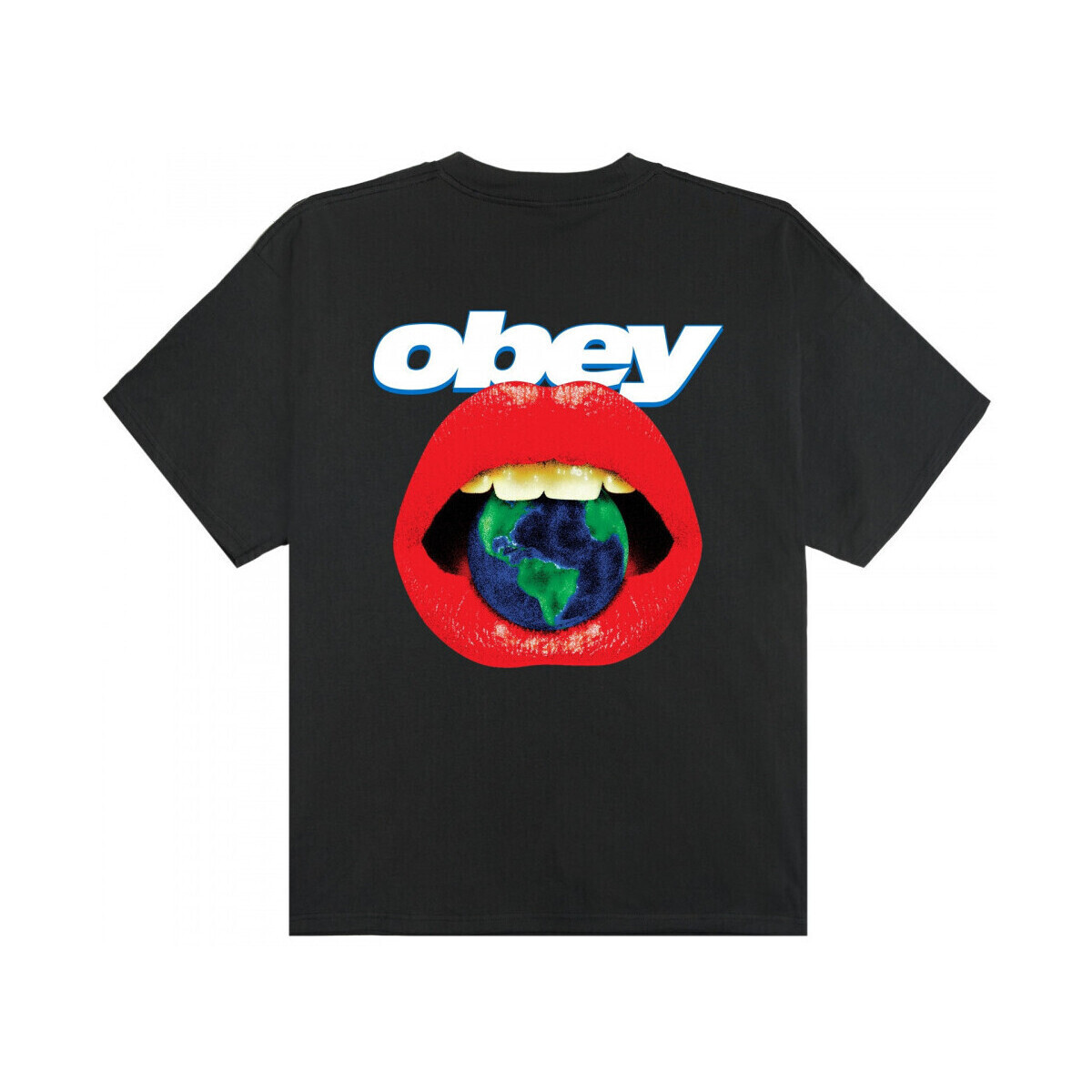 Obey  lips  Černá