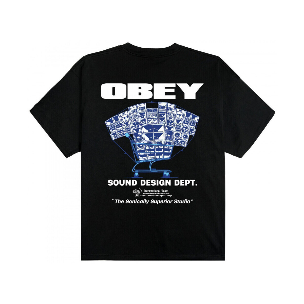 Obey  sound design dept.  Černá
