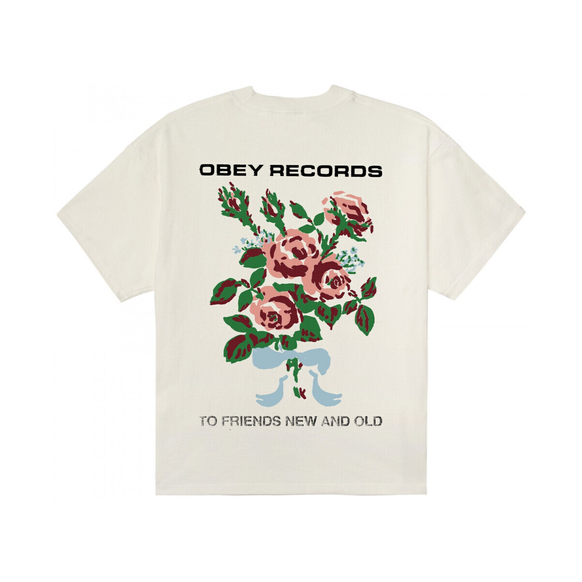 Obey  to new friends and old  Bílá