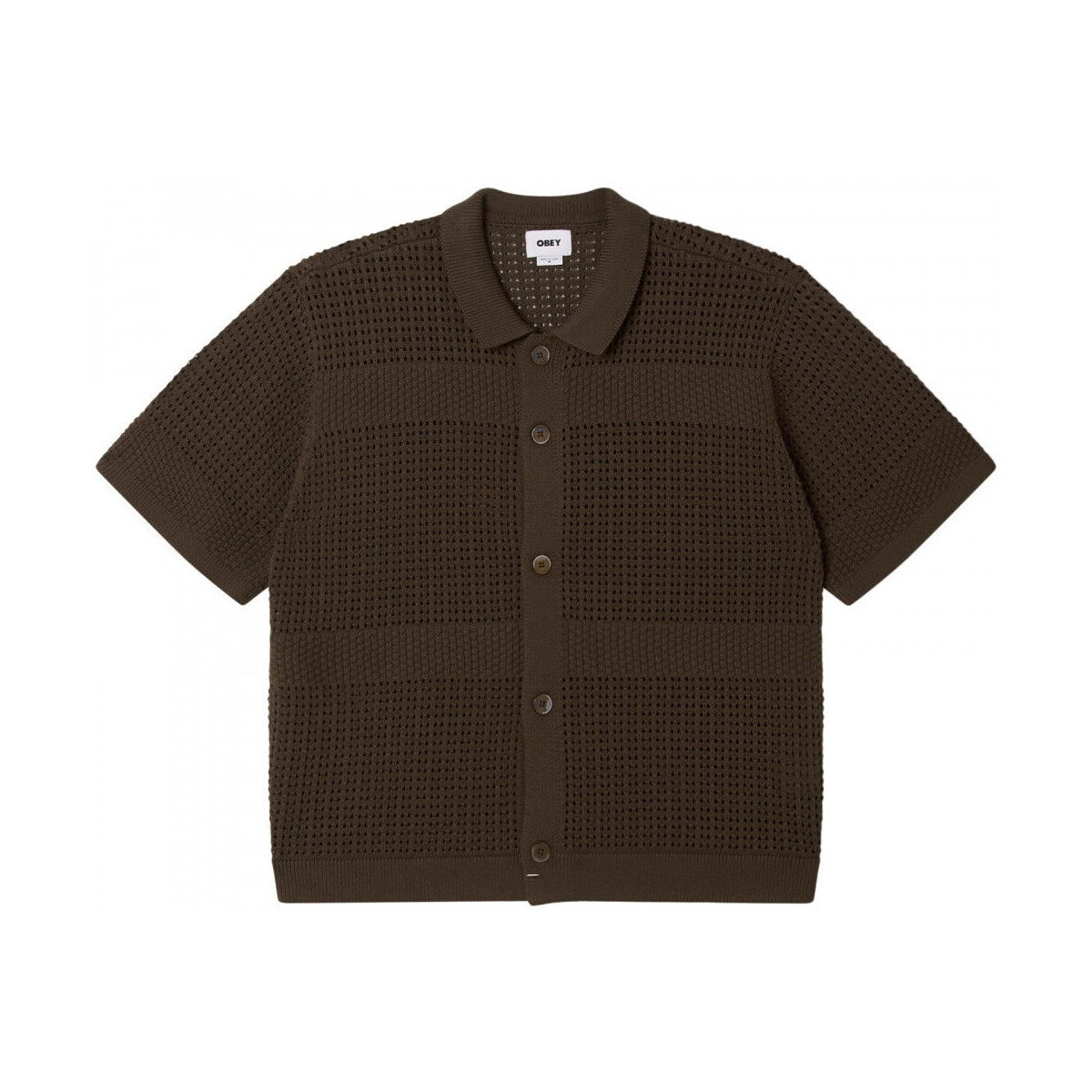 Obey  zach sweater shirt  Hnědá