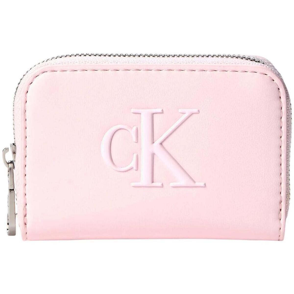 Calvin Klein Jeans  BOLD CK MEDIUM ZIP AROUND LV04F1154G  Růžová