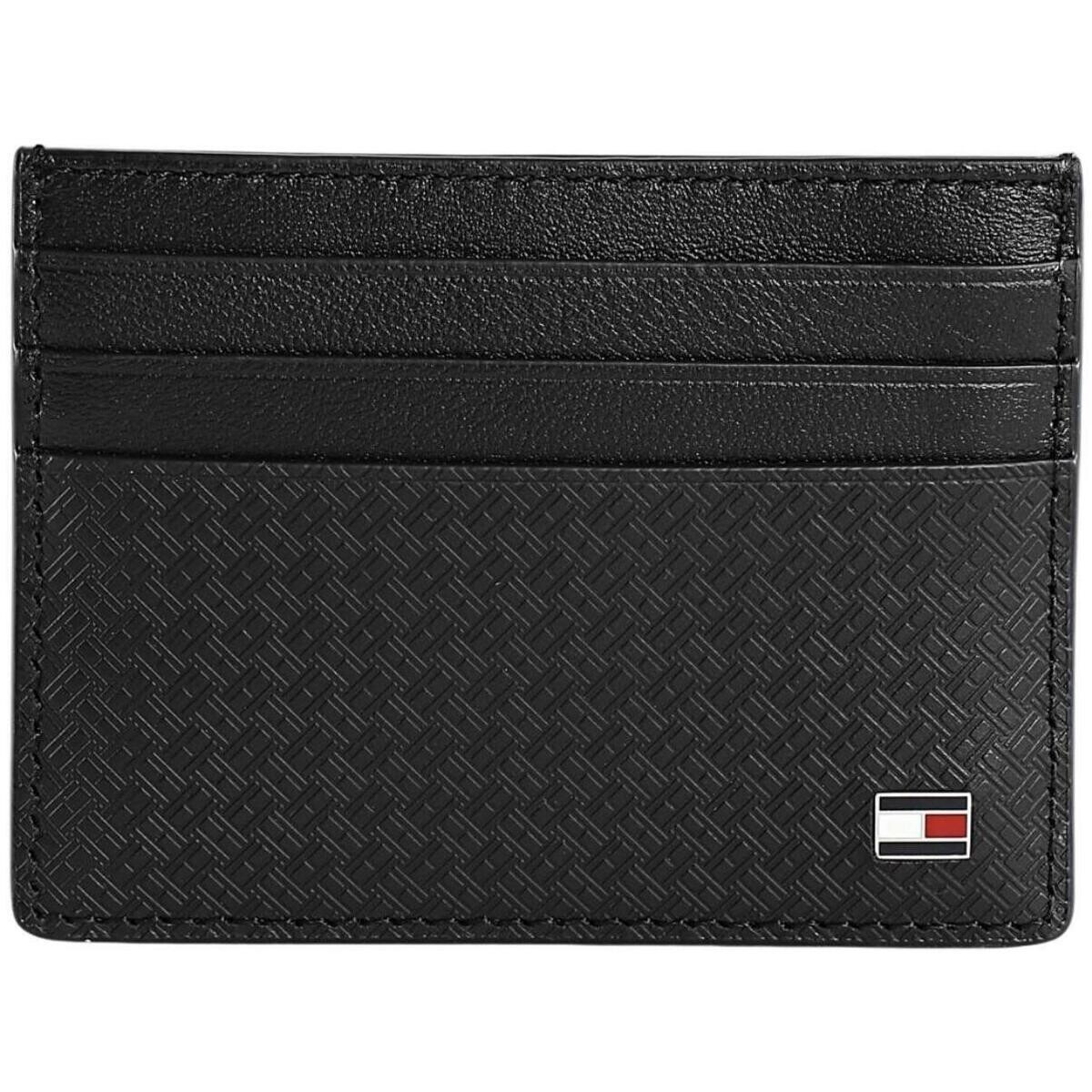 Tommy Hilfiger  TH EMBOSS CC HOLDER AM0AM14240  Černá