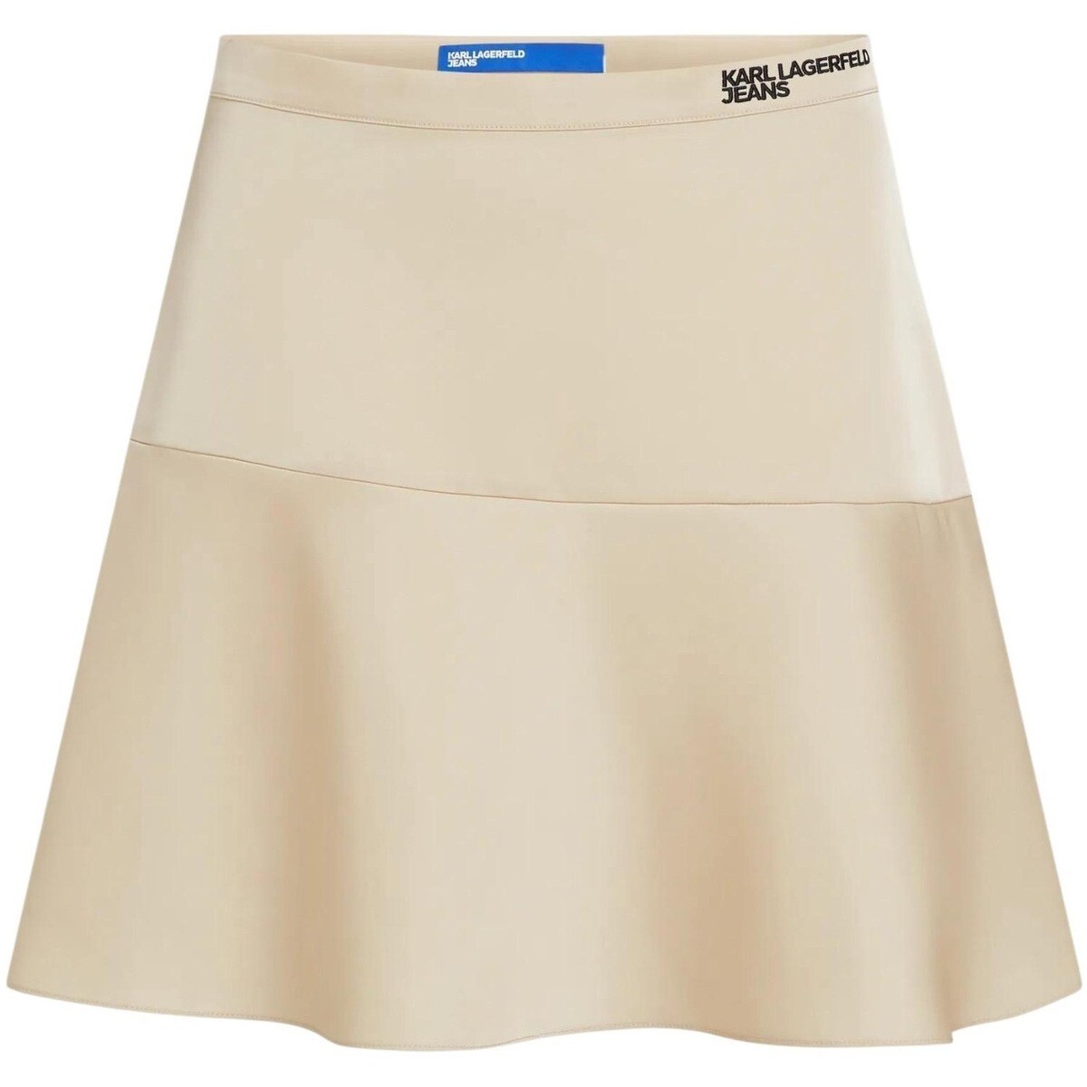 Karl Lagerfeld  KLJ Satin Mini Skirt B2W12017  Béžová