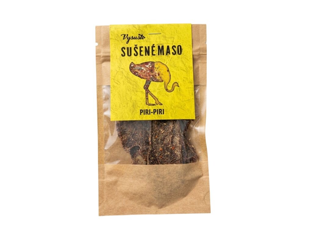Vysušto Pštros Piri piri 30g