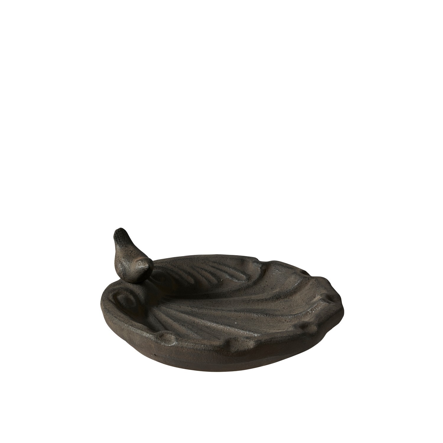Dekorační pítko s ptáčkem průměr 33 cm Wikholm Form - tmavě hnědé