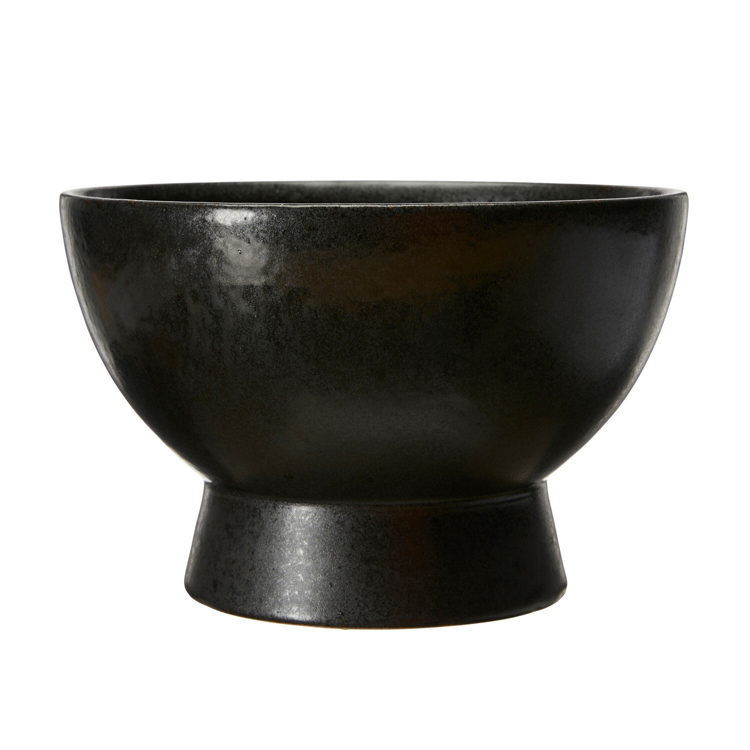 Kameninový květináč výška 21 cm Wikholm Form MANDY - černý