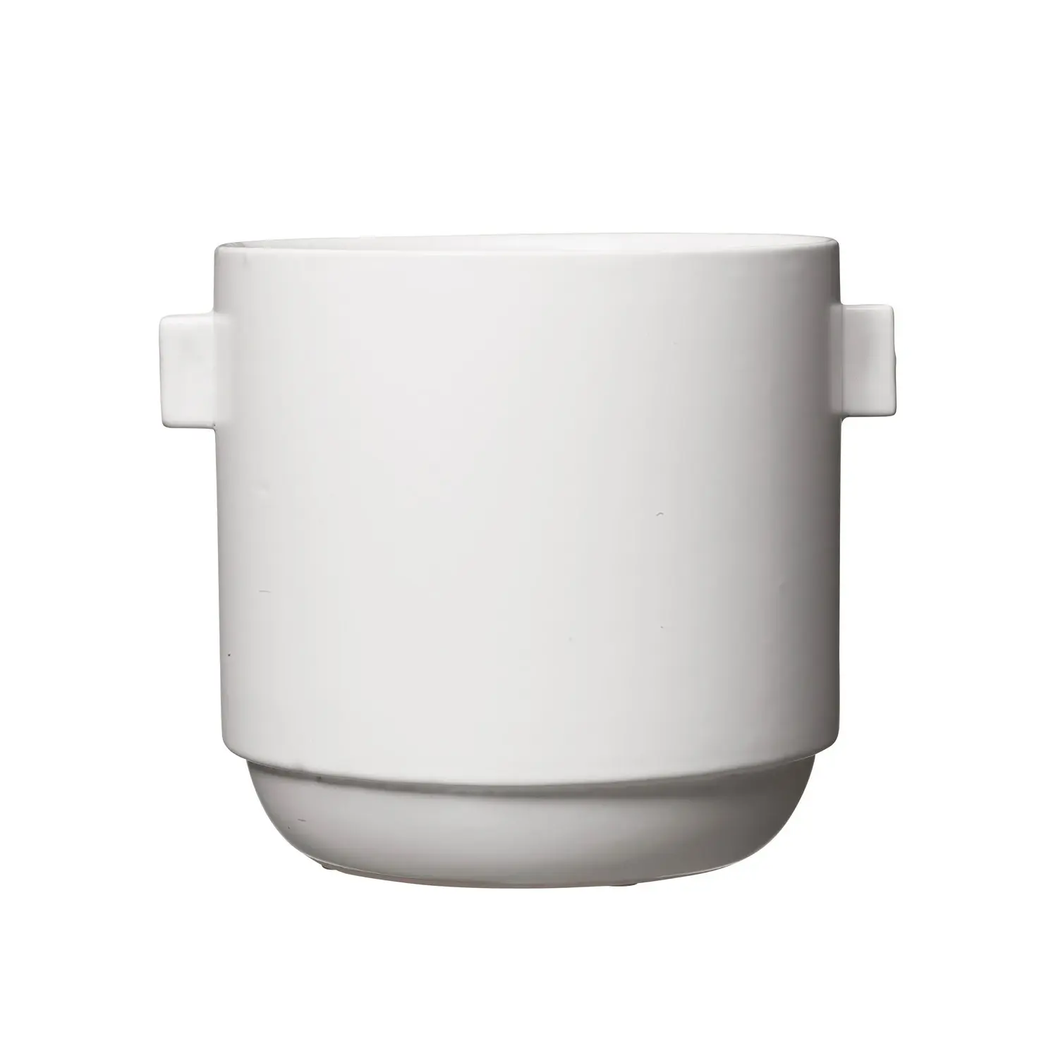 Kameninový květináč výška 17 cm Wikholm Form RACHEL - bílý