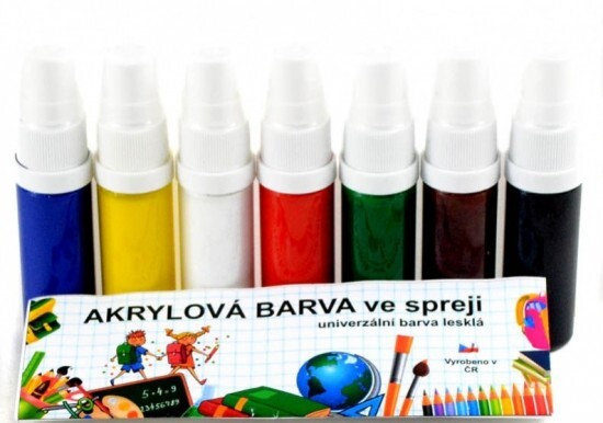 Artemiss Sada univerzálních barev ve spreji - 7 x 20 g - KRSU720