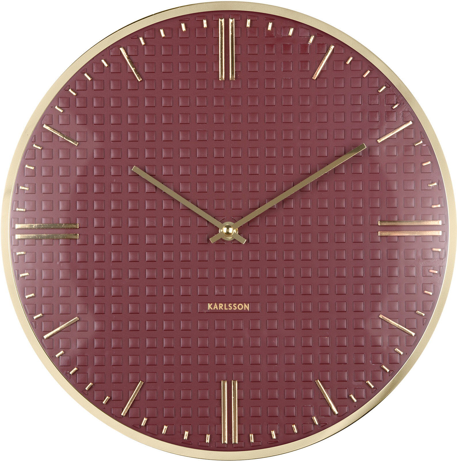 Karlsson Designové nástěnné hodiny 6091RD