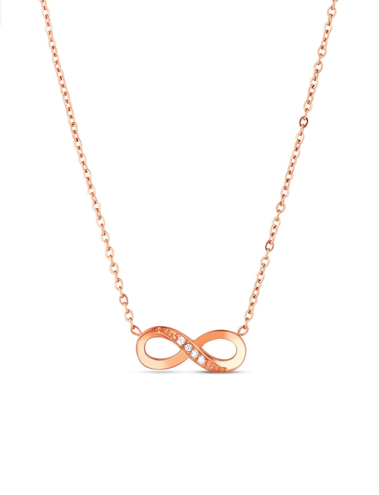 Vuch Dámský náhrdelník Nekonečno Enso Rose Gold