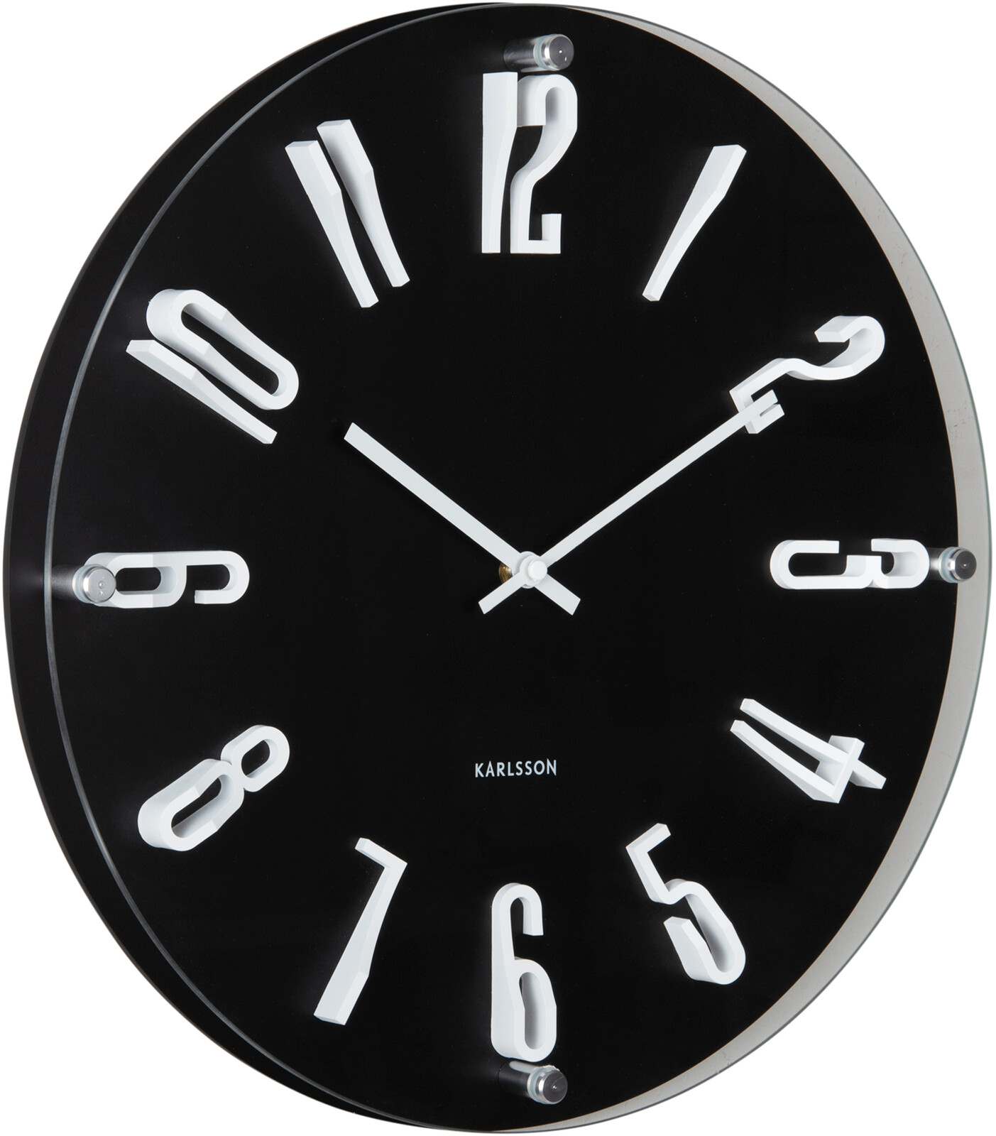 Karlsson Designové nástěnné hodiny 6090BK