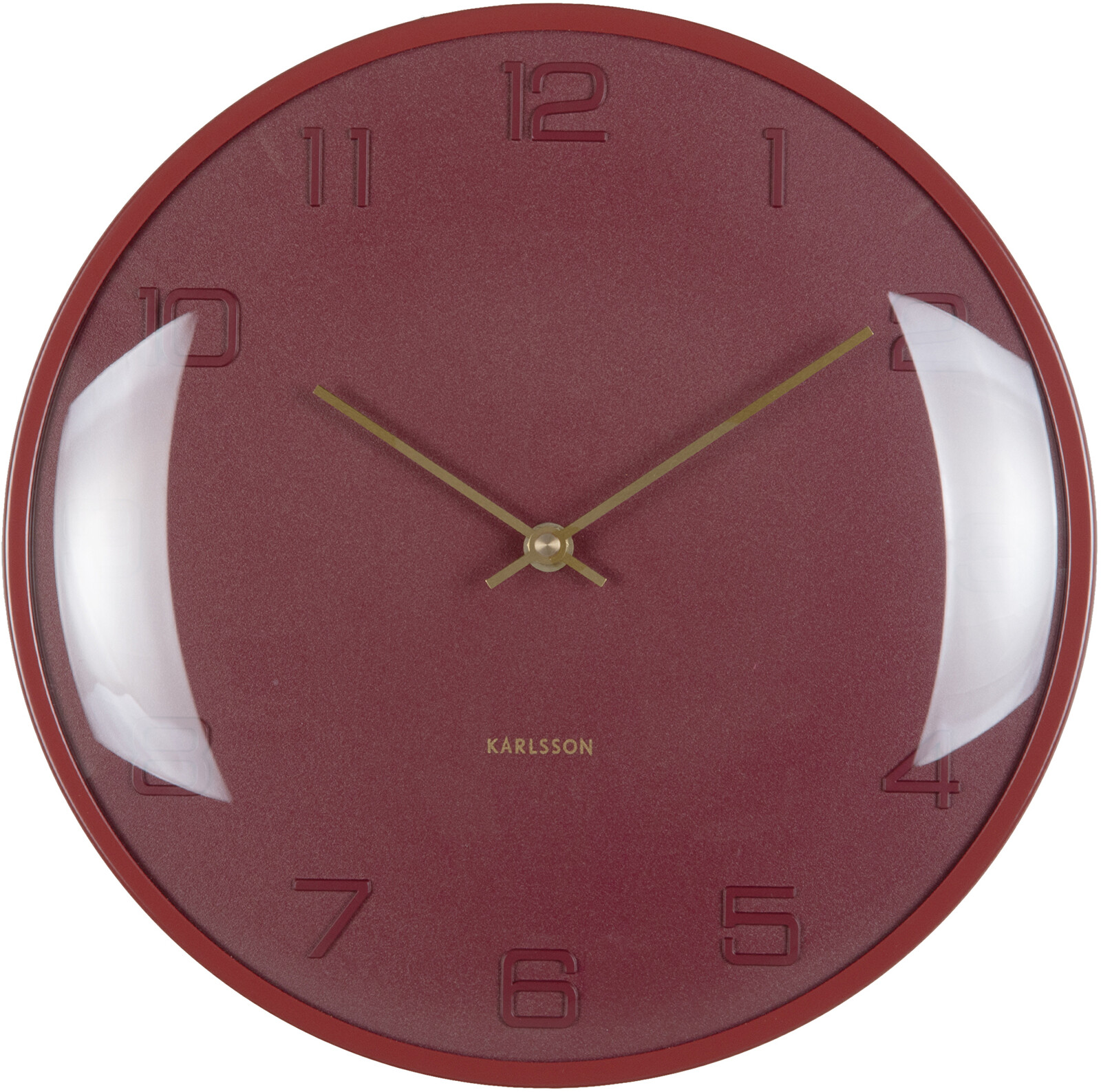 Karlsson Designové nástěnné hodiny 6084RD