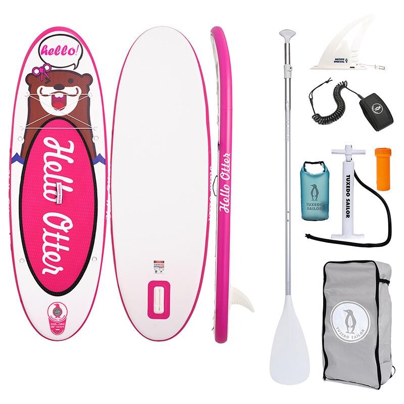 Funwater Tuxedo Sailor 2,4m dětský paddlerboard +pádlo (růžové)