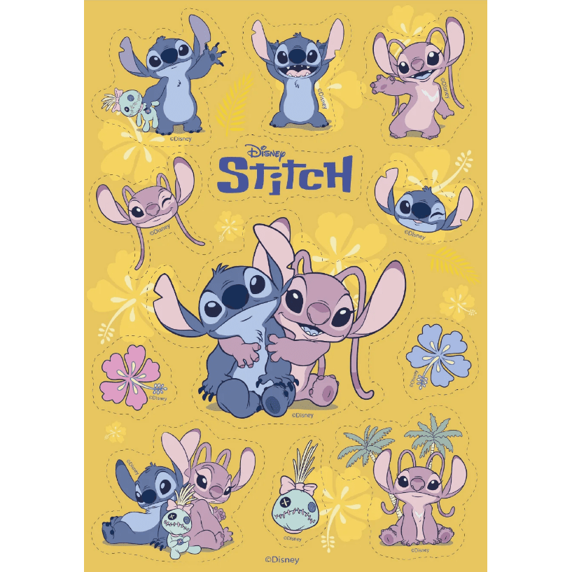 Fondánový papír Stitch a Lilo - Dekora