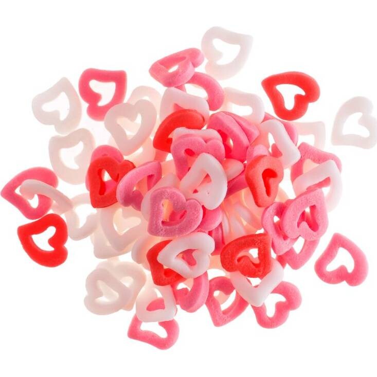 Cukrová srdíčka tajná láska 100g - Dekora