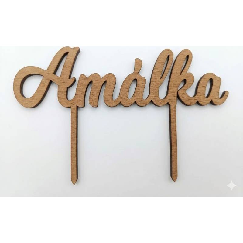Zápich Amálka 14,5x4cm - I LOVE CAKES