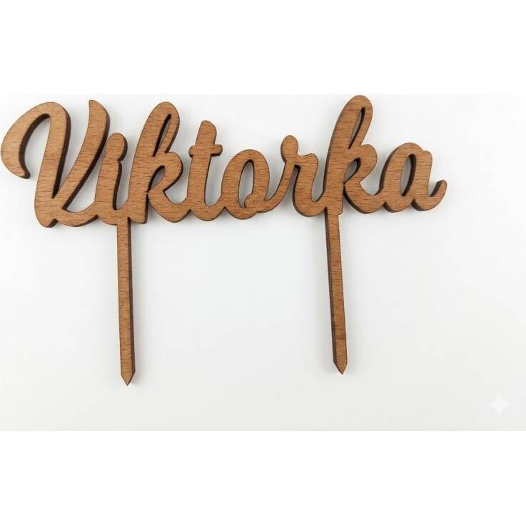 Zápich Viktorka 14,5x4cm - I LOVE CAKES