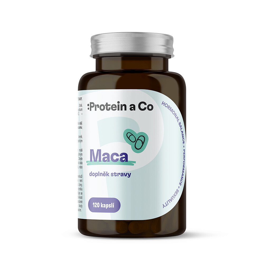 Protein a Co Maca - 120 kapslí