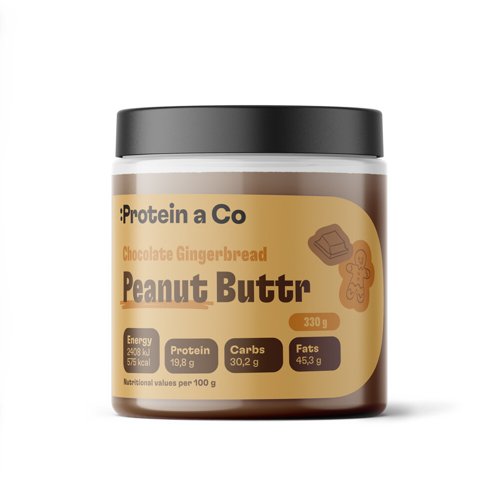 Protein a Co Arašídový krém s čokoládovým perníčkem 330 g