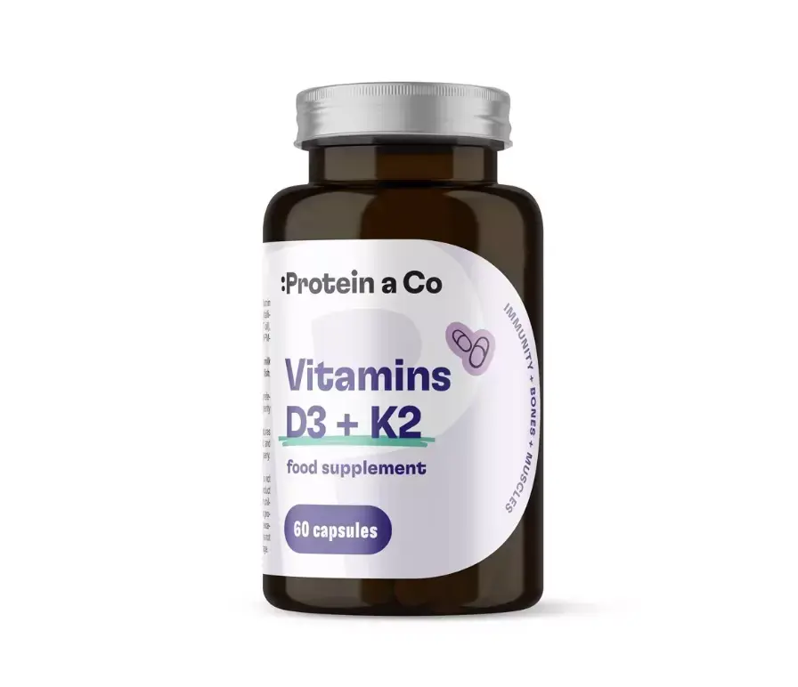 Protein a Co Vitamin D3 + K2 v kapslích 60 tablet