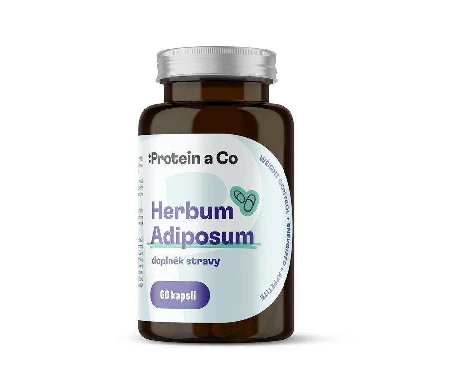 Protein a Co Herbum adiposum Urychlovač metabolismu na přírodní bázi 60 kapslí