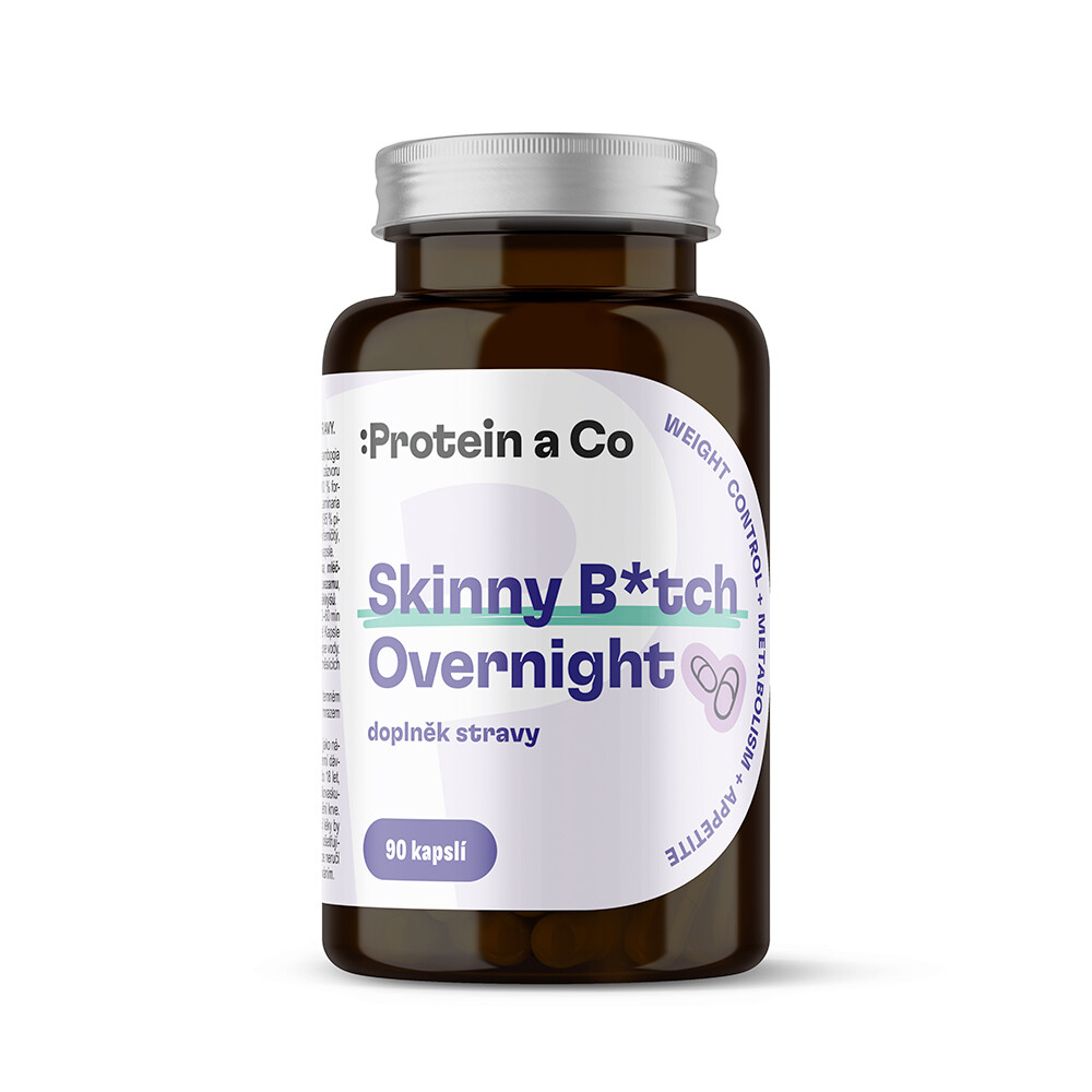 Protein a Co Skinny b*tch overnight - Noční spalovač tuku 90 kapslí