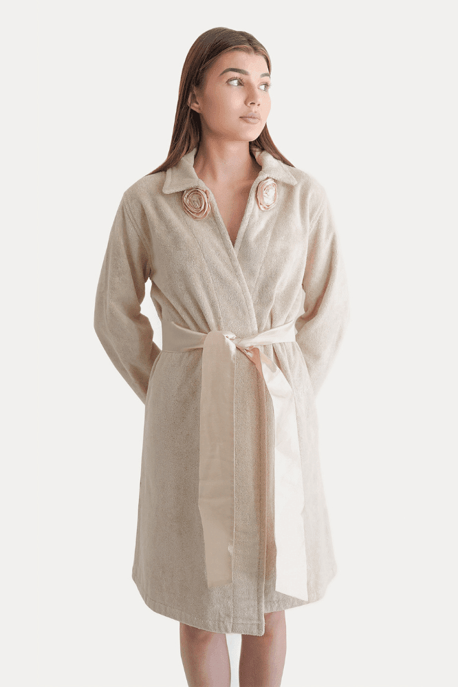 Soft Cotton Dámský bambusový župan Rose