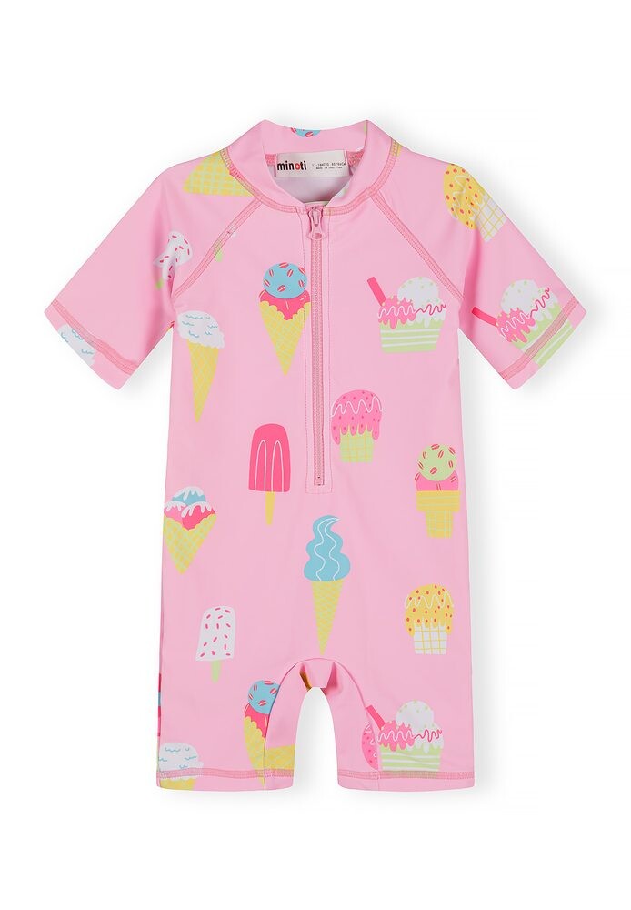 Plavkový set dívčí Minoti 30SWIM100 růžová - 104/110 | 4/5let