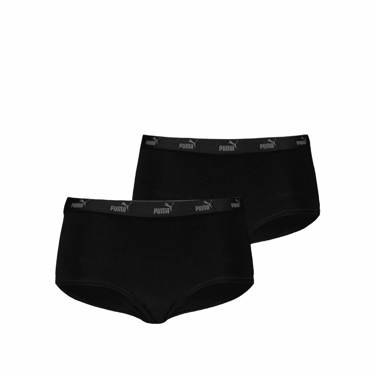 Dámské kalhotky Puma Elements Cotton Mini Shorts 2P Velikost: L / Barva: černá