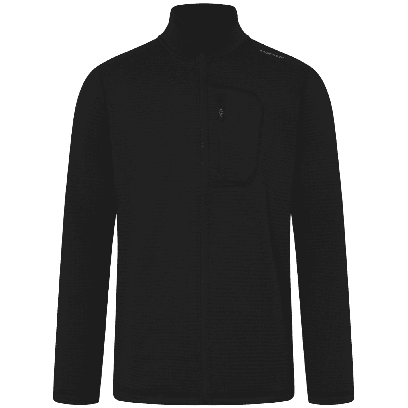 Pánské funkční triko Viking Admont Full Zip Velikost: L / Barva: černá