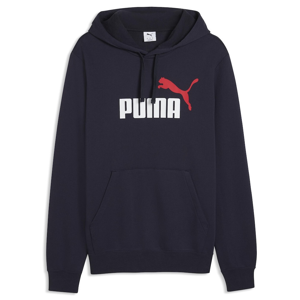 Pánská mikina Puma Ess 2 Color Logo Hoodie Velikost: M / Barva: tmavě modrá