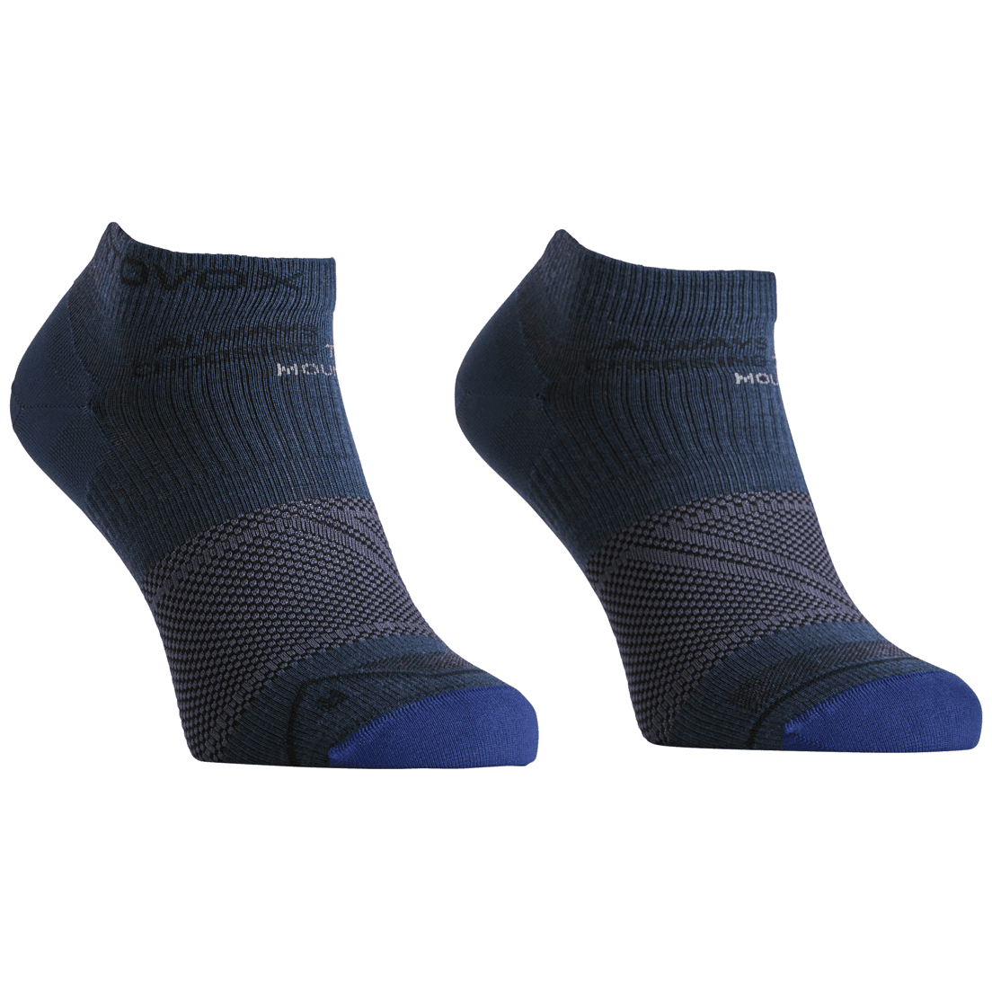 Pánské merino ponožky Ortovox Alpine Light Low Socks Velikost ponožek: 42-44 / Barva: modrá/šedá