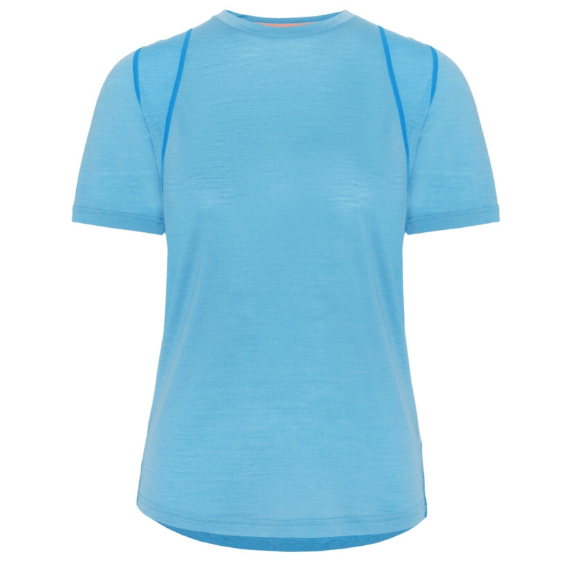 Dámské funkční triko Kari Traa Embla Wool Tee Velikost: L / Barva: světle modrá