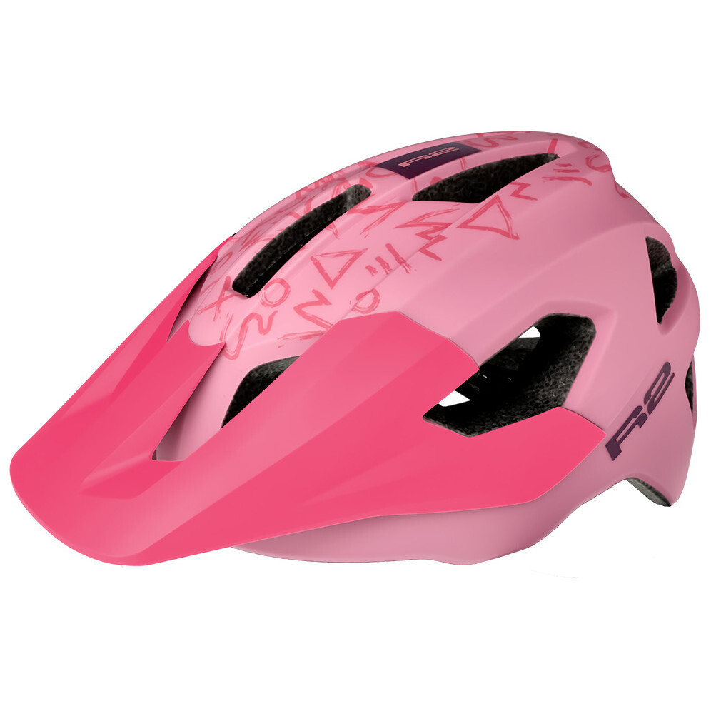 Dětská cyklistická helma R2 Vorteks Junior Velikost helmy: 52-56 cm / Barva: světle růžová