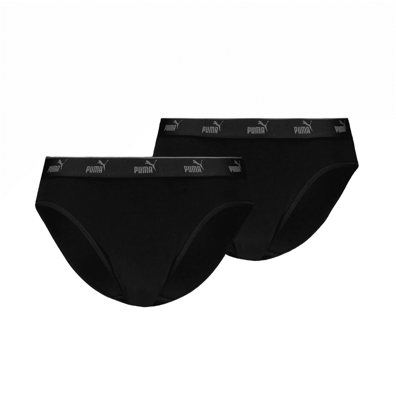 Dámské kalhotky Puma Elements Cotton Briefs 2P Velikost: XS / Barva: černá