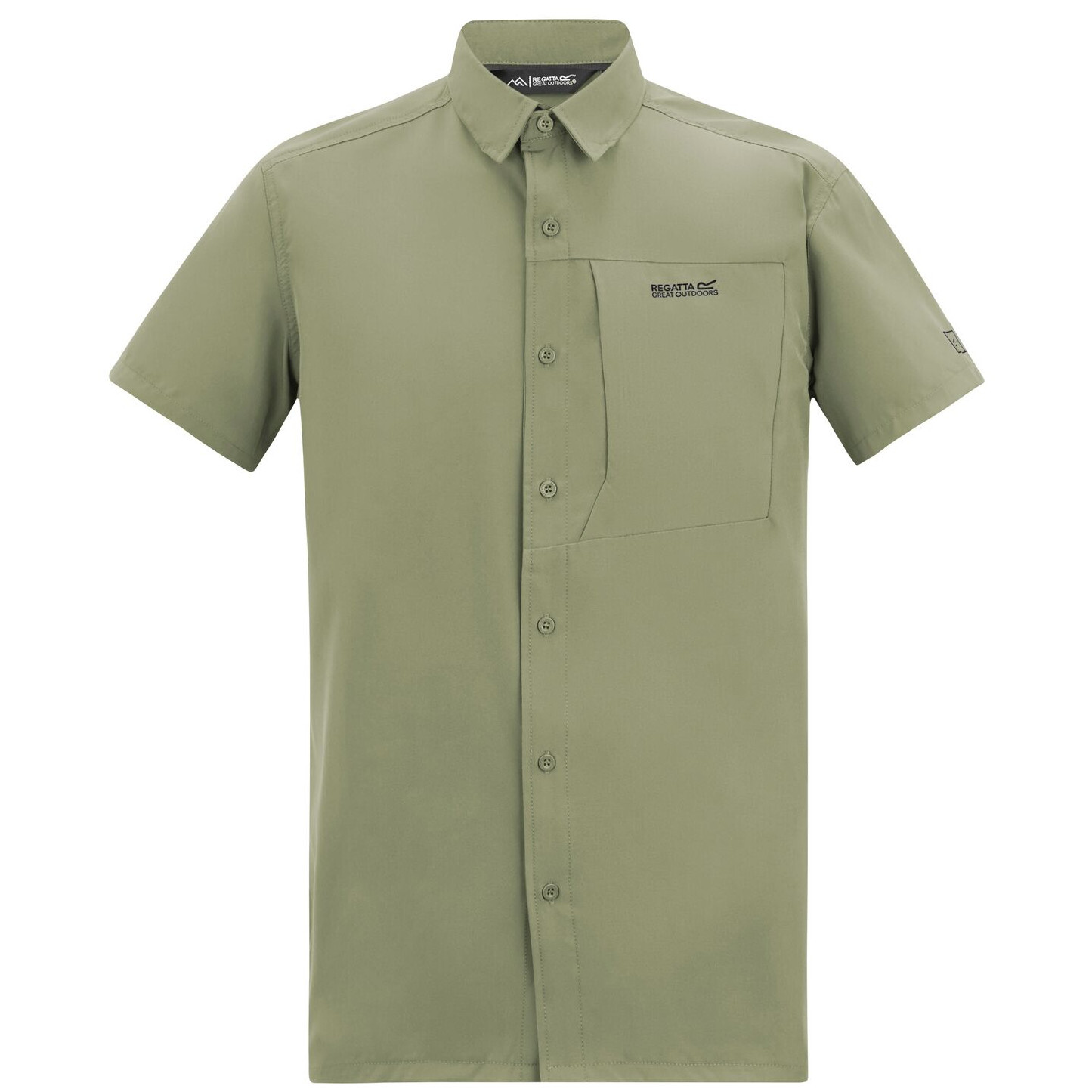 Pánská košile Regatta Anti-Insect Travel Light S/S Shirt Velikost: S / Barva: zelená
