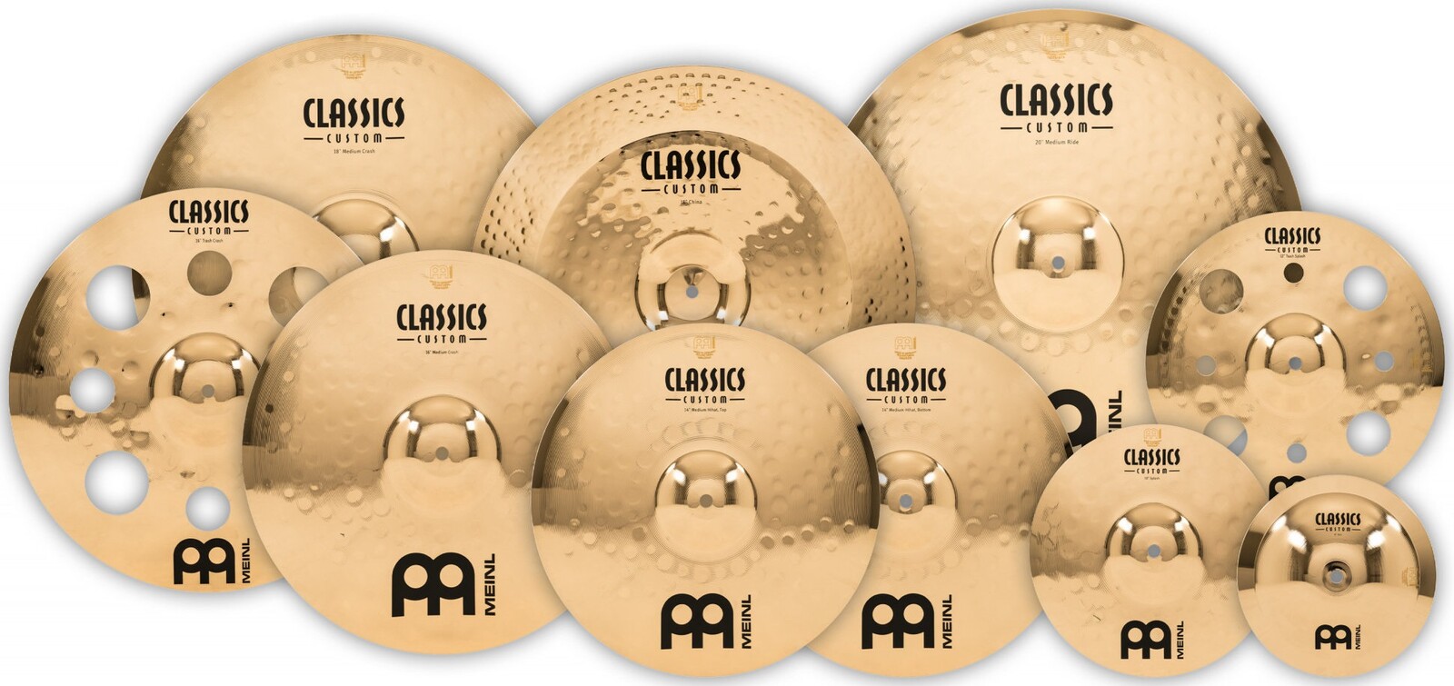 Meinl Classics Custom Brilliant Triple Bonus Set