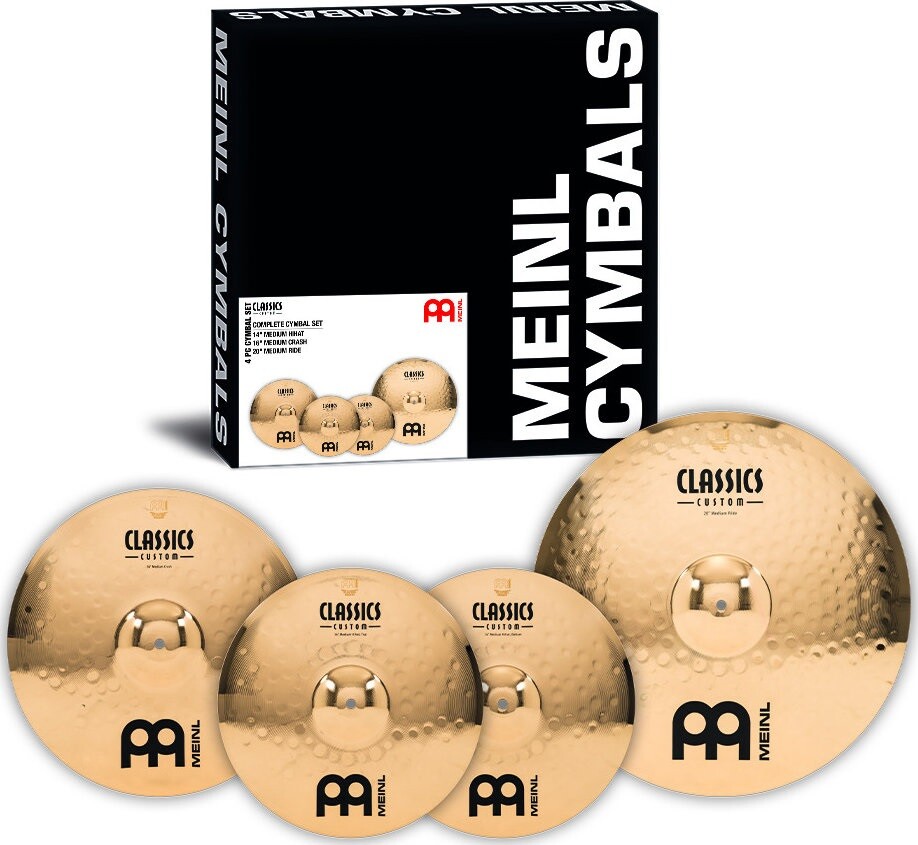 Meinl Classics Custom Brilliant Cymbal Set 3pcs