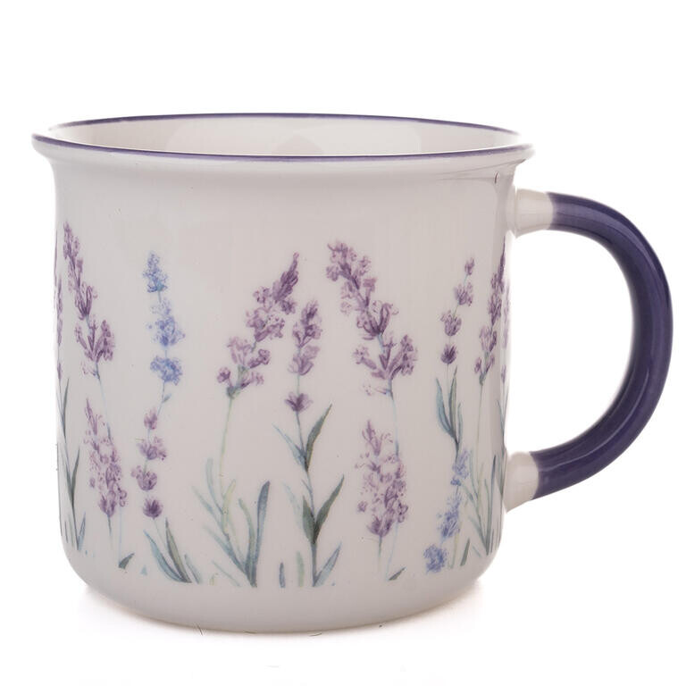 Porcelánový hrnek LEVANDULE 440 ml
