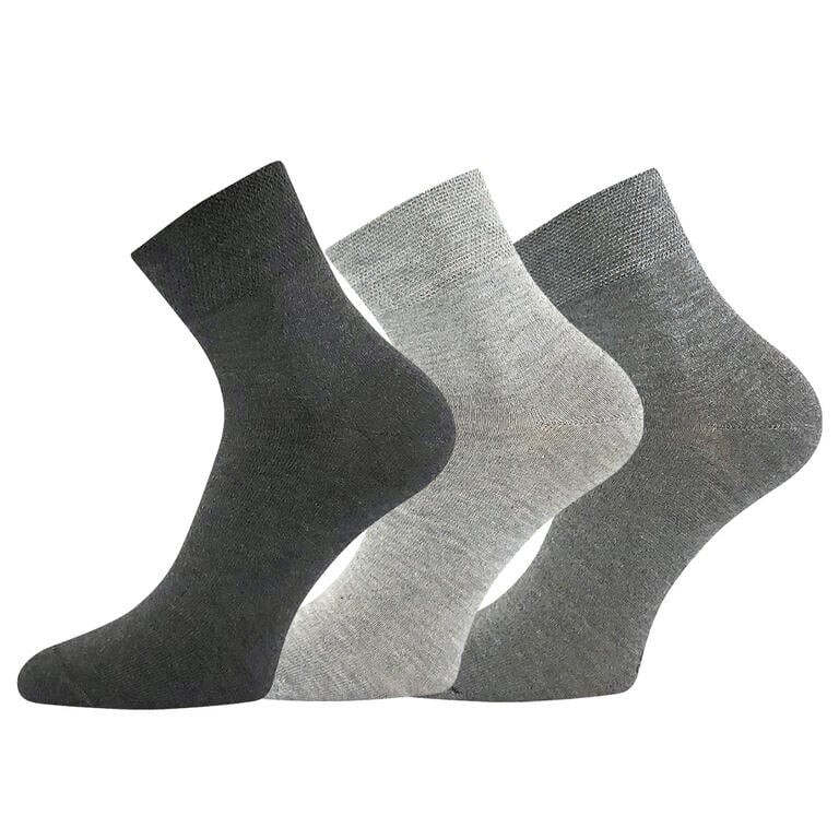 Ponožky bambusové EKOM šedý mix 3 páry