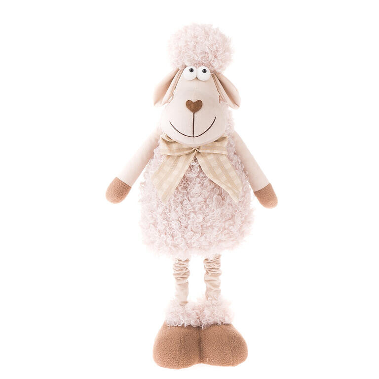 Textilní dekorace OVEČKA teleskopické nohy