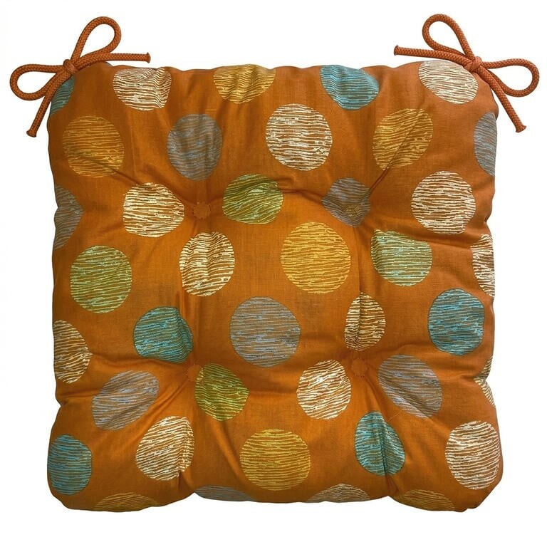 Podsedák na židli BRAMBERK KOLEČKA oranžový