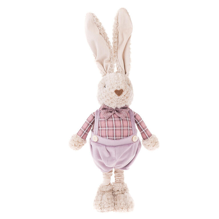 Textilní dekorace ZAJÍC teleskopické nohy 60 cm