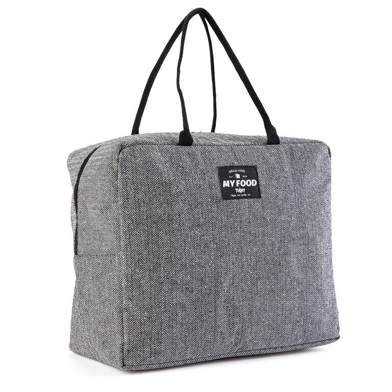 Textilní termo taška šedá