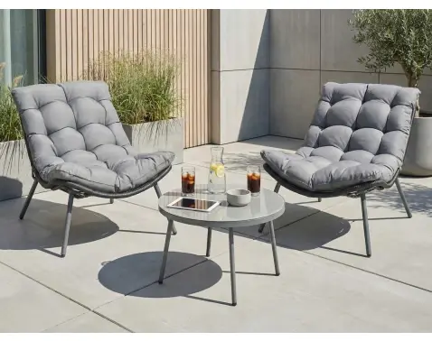 Set zahradního nábytku Trapani, 3dílný