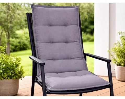 Zahradní polstr Luxor 50x118 cm, antracitový